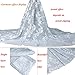 SALAMUTU African French Lace Fabric 5 Yards Nigerian Eco-Friendly Embroidery Lace Fabric with Rhinestones and Beadsfor Party Dress Formal Wedding Dress 5 Colors (White)