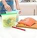 Set of 4PCS Reusable Silicone Food Preservation Bag Airtight Seal Food Storage Container Versatile Cooking Bag Kitchen Cooking Utensil