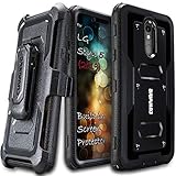 LG Stylo 5 / Stylo 5+ Plus (2019) Case, COVRWARE [ Aegis Series ] with Built-in [Screen Protector] Heavy Duty Full-Body Rugged Holster Armor Case [Belt Swivel Clip][Kickstand], Black