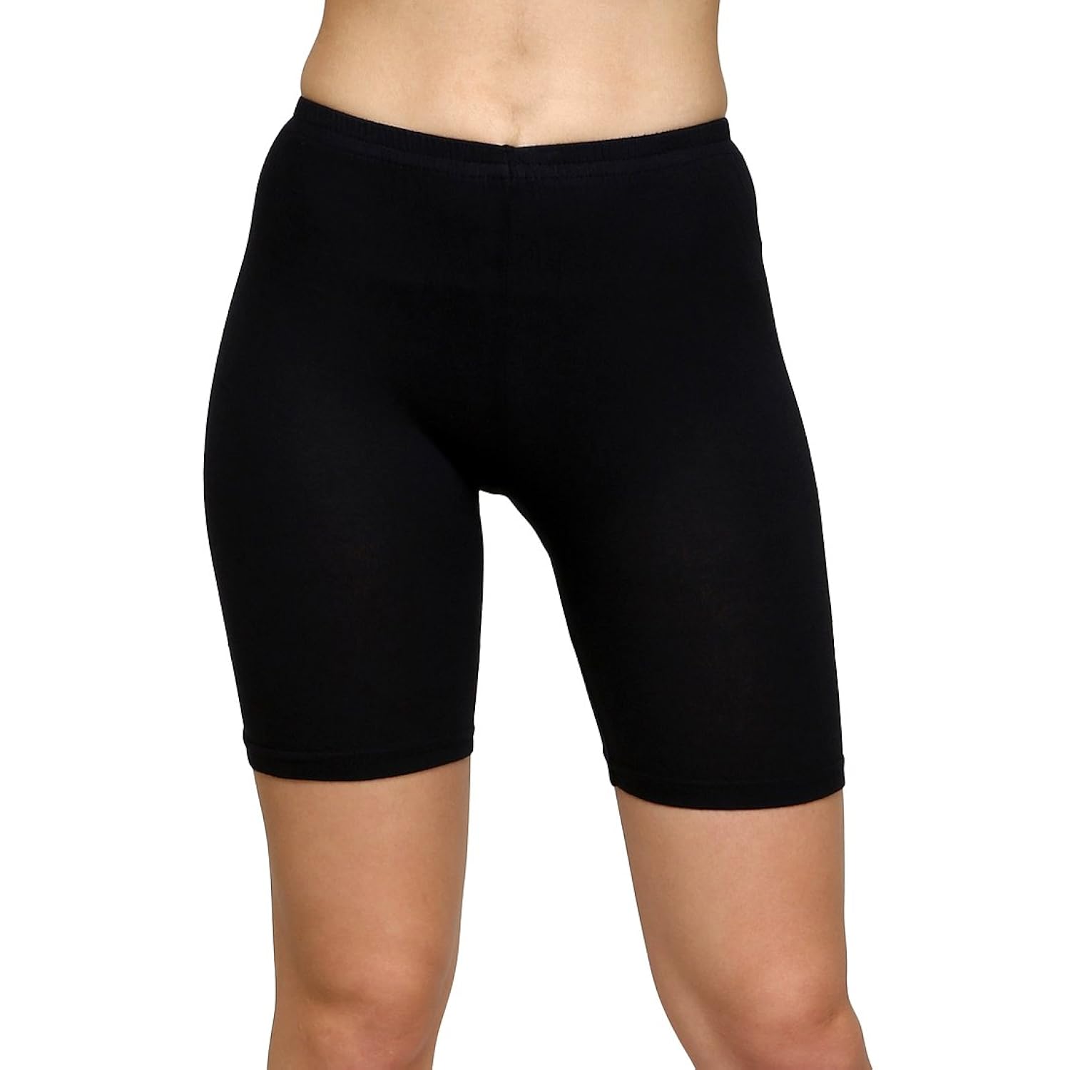 shopolica women&rsquo;s cotton cycling, yoga, jogging shorts / innerwear tights, shorties, 4 way stretchable,- free size