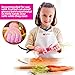 TruChef 5-Piece Kids Knife Set for Real Cooking | Stainless Steel Chef, Paring & Serrated Knives with Peeler & Holder | Safe Junior Chef Cooking Set for Kids (5 pcs, Pink)
