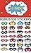 Superhero Masks 33pcs Plus 105 Stickers Party Favors for Kids Cosplay Felt and Elastic, Superheroes Birthday Party Masks with 33 Different Types Perfect for Children