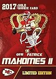 2017 PATRICK MAHOMES Gold Rookie Card -