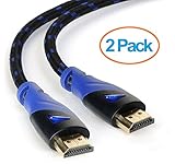Aurum Ultra Series - High Speed HDMI Cable with Ethernet - 2 pack (40 FT) - CL2 Certified - Supports 3D & Audio Return Channel - Full HD [Latest Version] - 40 Feet - 2 pack