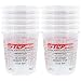 Custom Shop Box of 12 Each - 10 Ounce Paint Mixing Cups Cups Have calibrated Mixing ratios on Side of Cup Box of 12 Cups primary