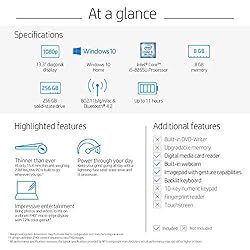 HP Pavilion 13-inch Light and Thin Laptop Intel