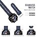 Wizvv Compatible Bands Replacement for Garmin Forerunner 235 220 230 620 630 735, Soft Comfortable Smooth Silicone Wristband for Women Men (9 Colors)