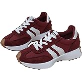 Women's Fashion Thick Sole Sneakers, Breathable Walking Shoes, Comfortable Support, Casual Textile Upper, Rubber Sole, All Seasons