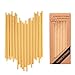 125 PCS Gold Paper Straws For Beverage Decorations Cake Pop Stick Decoration - Boxed 5 Individual Packs of 25 Units