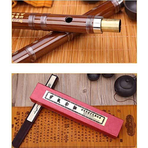 Zyj C D E F G Key Vocal Instrument Refining Professional Playing Bitter Bamboo Flute Beginner Adult Flute (Size : C Tone)