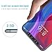 Xiaomi Mi 8 Screen Protector, AVIDET 9H Hardness Premium Tempered Glass Screen Protector for Xiaomi Mi 8 (2-Pack)