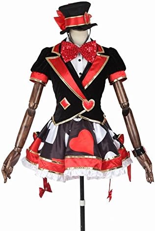 Amazon ディズニー トランプガール トランプダンサー コスプレ衣装 コスプレ服 文化祭 ハロウイーン パーティー 変装 仮装 Cosplay 衣装 女 S コスプレ 仮装 通販