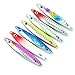 Aorace 7pcs/lot Small Shore Cast Iron Metal Glow Lures Bait Iron Jigs Saltwater Road Sub Slow Lure Fishing Jigjing