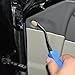 Auto Trim Removal Tool, 5 Pieces, Car Door Panel Upholstery Clip Removal Tool Kits with Fastener Remover, Pry and Installer Tool for Vehicle Audio Video Dashboard Dismantlement by Queenti