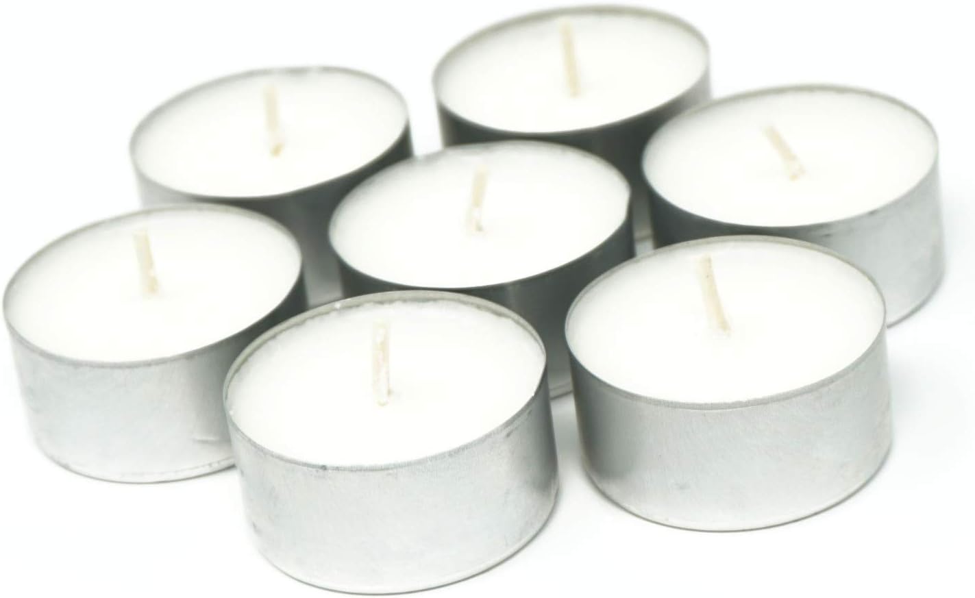 Coraz Home, Pack of 80 Natural Tealights, 8-Hour Burn Time Each Tea Light- 100% Rapeseed White Wax - Image 5