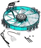 BitFenix BFF-LPRO-20025G-RP Spectre Pro 200mm LED Case Fan, Green