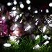 Binval M5 Solar Powered Waterproof String Lights for indoor,Outdoor,Patio,Lawn,Landscape, Fairy Garden,Home,Wedding,Holiday,Christmas Party and Xmas Tree Decorations[50LED-White]