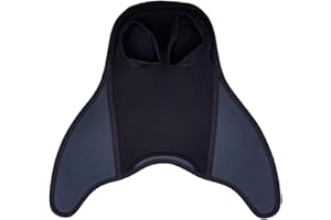 Mermaid Tail Monofin Fin, Creativity Mermaid Swimming Tail Flipper Fin, Multifunctiona Diving Snorkelling Swimming Training A