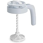 Papablic 32oz Formula Mixing Pitcher Lid, Breastmilk Pitcher Mixing Handle & Flip Locking Spout for Mixing Formula/Breastmilk/Protein Powder/Coffee, Blue