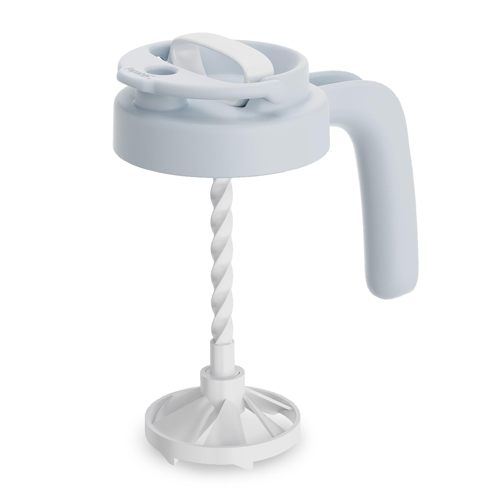Photo 1 of Papablic 32oz Formula Mixing Pitcher Lid, Breastmilk Pitcher Mixing Handle & Flip Locking Spout for Mixing Formula/Breastmilk/Protein Powder/Coffee, Blue