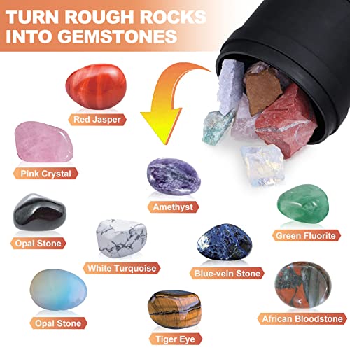 Rock Tumbler kit Professional Tumbling Stone Polisher, STEM