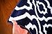 3028 Navy Moroccan Trellis 5'2x7'2 Area Rug Carpet Large New