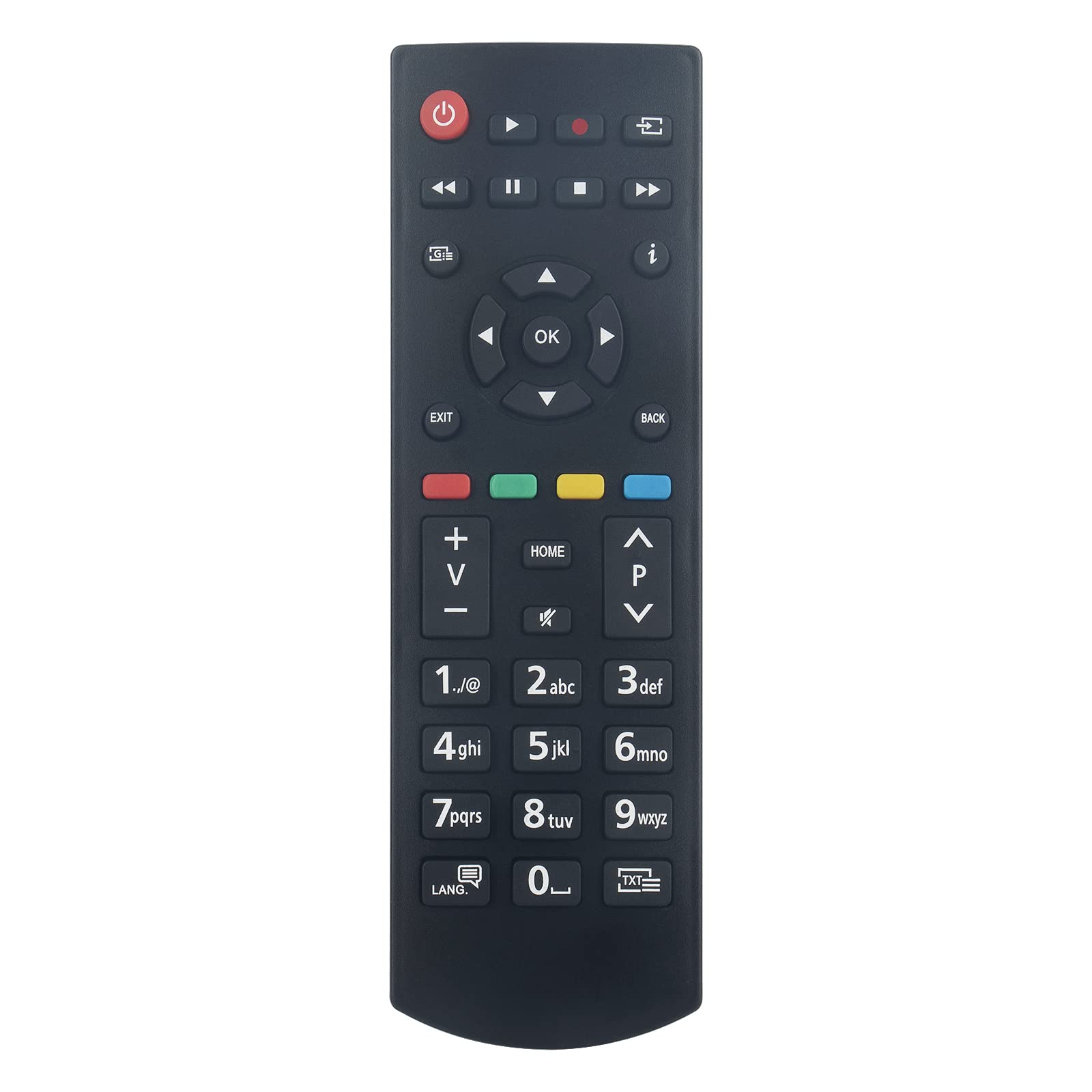 VINABTY RC39127M Replace Infrared Remote Control Fit for Panasonic TV TX-32GW334 TX-24J330E TX-32J330E TX-24J330B TX-32J340E TX-24GW334 TX-32JW344