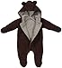 Magnificent Baby Unisex-Baby Infant Hooded Bear Pram, Mocha, 6 Months