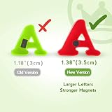Coogam Magnetic Letters Numbers 78 Pcs Set Alphabet Fridge Learning Toy view 3