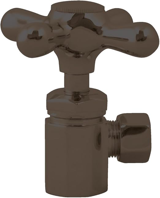 Westbrass Cross Handle Angle Stop Shut Off Valve 1 2 Ips Inlet