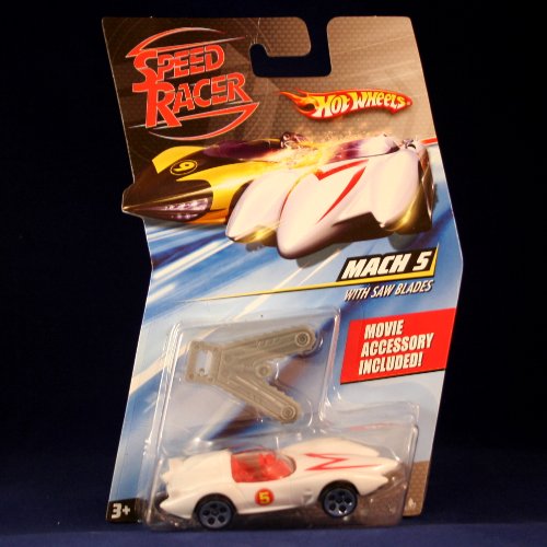 Hot Wheels Speed Racer Mach 5 With Saw Blades Vehicle Hot Wheels Speed Racer Mach 5 With Saw Blades Vehicle