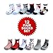 Disney Baby Boys Mickey & Minnie Mouse Assorted Color Pair Socks Set, Red, Black, White Collection, 0-6 Months