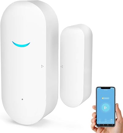 SENCKIT WiFi Door Window Sensor Tuya Alarm No Hub Required Alexa Google