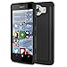 Lumia 950 Case, MoKo [Shock Absorption] Slim Dual Layer Protective Case with Soft Silicone Bumper and Rigid PC Back Cover for Microsoft Lumia 950 5.2 Inch (2015) - Black