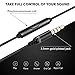 ZealSound HDE-300 In-ear Noise-isolating Genuine Wood Headphones with Mic, Fiber Cable -Black