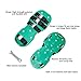 RVZHI Lawn Aerator Shoes with 4 Straps and Heavy Duty Metal Buckles - Spiked Sandals Shoes Garden Tool
