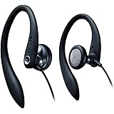 Philips SHS3200BK/37 Flexible Earhook Headphones, Black
