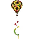 Amazon.com: Girasoles a cuadros Spring Hot Air Balloon Wind ...