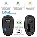 Slim Wireless Mouse,2.4G Ultra Thin Computer Mouse With Nano Receiver, Noiseless and Silent Click ,Travel Portable Mice for Laptop,Mac,Notebook,PC and Tablet (1 Battery For Bonus)
