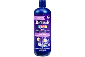 DR TEAL'S Dr Teal`s Kids 3-in-1 Bubble Bath, Body Wash & Shampoo Sleep Bath (1) 20 Fluid Ounce Bottle