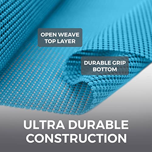 HOME GENIE Original Drawer and Shelf Liner, Non Adhesive Roll, 12 Inch