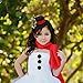 Butterfly Craze Mini Top Hat Headband for Girls & Women, Kids & Adults - Mistletoe Fascinator Party Hat to Top Off Halloween, Birthday & Christmas Frosty Snowman Costume, One Size Fits All (Set of 2)