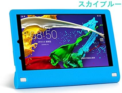 Amazon Lenovo Yoga Tablet 2 8 ケース シリコン製 8インチ レノボ ヨガタブレット2 ケース スカイブルー タブレットケース 通販