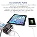 QC3.0 Travel Adapter with 2.4A Dual USB Ports for UK, US, AU, Europe& Asia-Over 150+ International Countries All in One Plug Adapter USB Power Adapter for iPhone, Android, All USB Devices