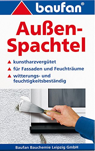 Baufan Außen Spachtel, auf Zementbasis, 1 kg – Bild 3