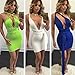 Mojessy Women's Sexy Multi Wear Bodycon Bandage Tank Midi Party Dress Clubwear Small Black