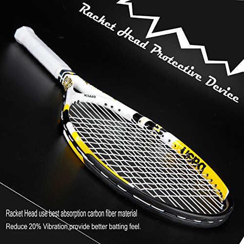 OPPUM US Open Junior Tennis Racket for Kids Children Toddlers, Coach Recommended Racquet, Include Tennis Bag Overgrip Vibration Dampener. - Thumbnail 4