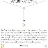 MUSTHAVE Double Heart Drop Necklace, 18K Gold Plated Y-Shaped Lariat Pendant, Dainty Cubic Zirconia Heart Jewelry, Minimalist Gift for Women, Anniversary, Gift for Her, 16+2 inch (White Gold)