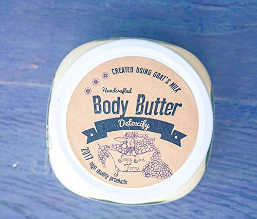 Body butter, goats milk lotion, detoxify blend, aromatherapy lotion, natural skincare