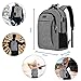 Travel Laptop Backpack,IIYBC Anti Theft Laptop Bag with USB Charging Port and Headphone Interface, Business Backpack for Men Women,College School Computer Bag Fits 17 Inch Laptop and Notebook-Grey